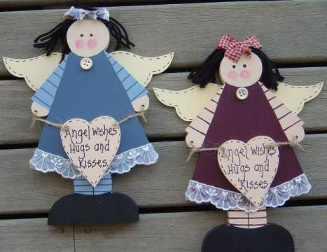 Angel Wishes Hugs & Kisses