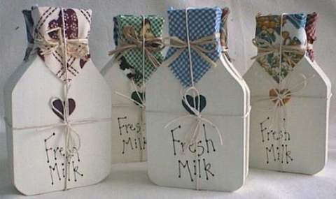 A Pair of Milk Bottles