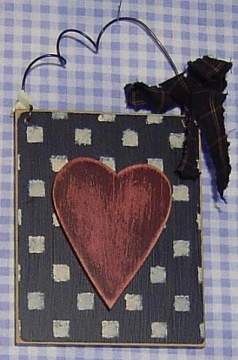 Checkered Board & Heart