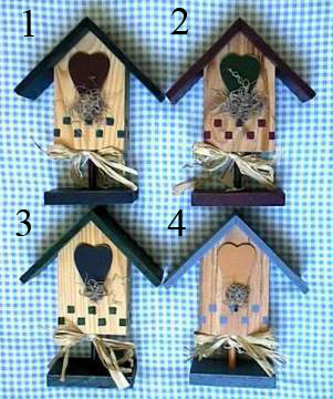 Country Birdhouse on a Stand