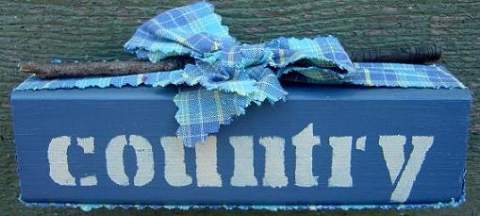 Country Twig Block