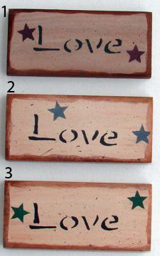 Love & Star Block