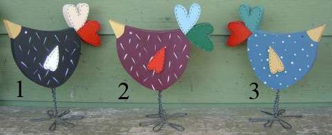 Large Wire Leg Rooster