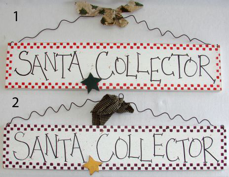 Santa Collector Sign