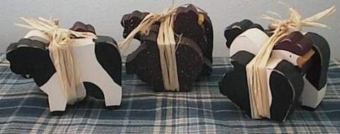 Set of 3 Farm Yard Animals
