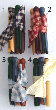 Set of Laundry Pegs