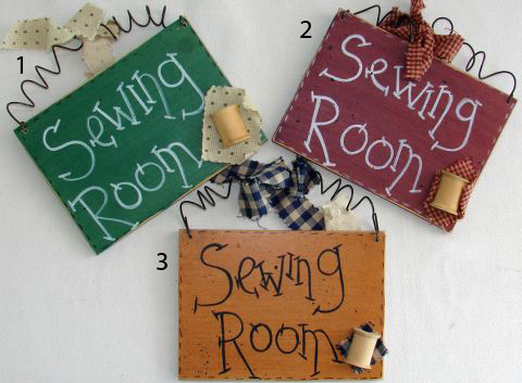 Sewing Room Plaque