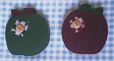 Single Standing Apple